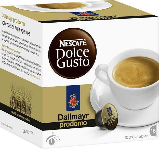 DOLCE GUSTO 12141753 Dallmayr prodomo Kaffeekapseln (NESCAFÉ® Dolce Gusto®)
