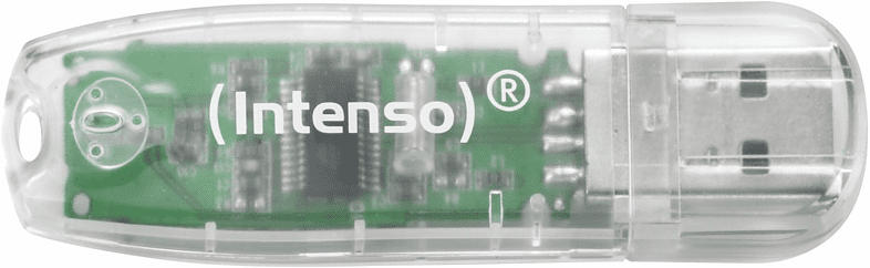 INTENSO Rainbow USB-Stick, Transparent, 32 GB