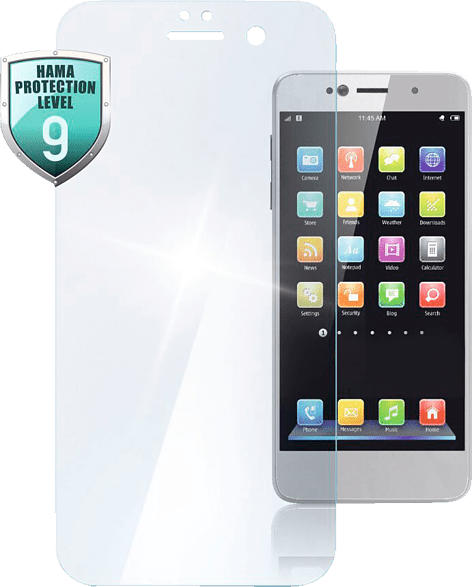 HAMA Premium Crystal Glass Schutzglas (Huawei P smart )
