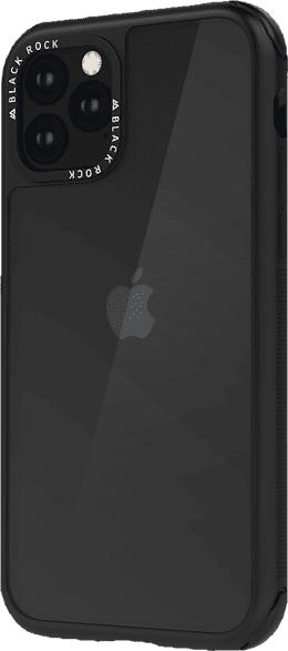 BLACK ROCK Robust Transparent , Backcover, Apple, iPhone 11 Pro Max, Kunststoff, Schwarz