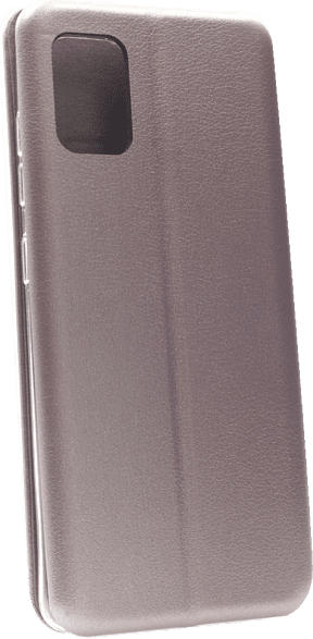 AGM 30264 , Bookcover, Samsung, Galaxy A51, Obermaterial Kunstleder, Stoff, Thermoplastisches Polyurethan, Grau