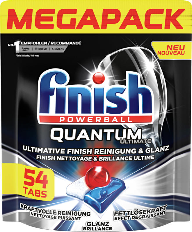 Finish Geschirrspültabs Quantum Ultimate, 54 Tabs