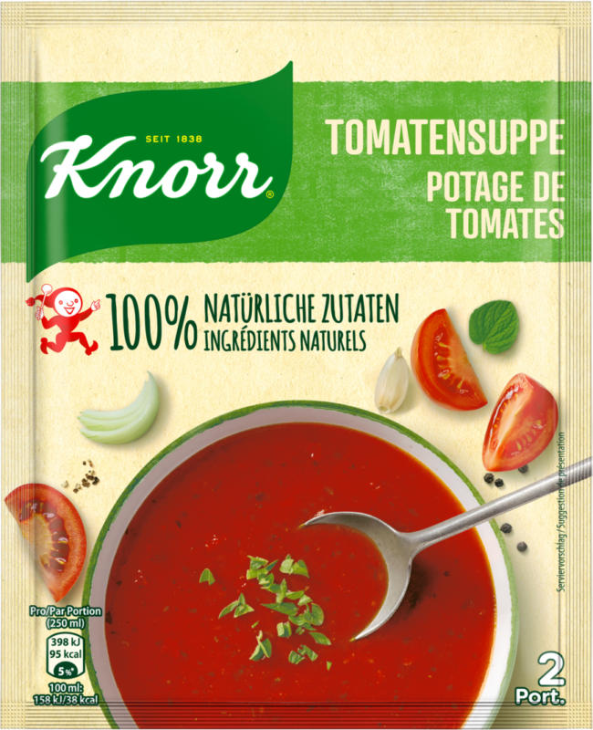 Knorr Tomatensuppe, 100% natürlich, 58 g