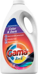 Gama Flüssigwaschmittel 3 in 1 Color & Dark, 83 Waschgänge, 4,15 Liter
