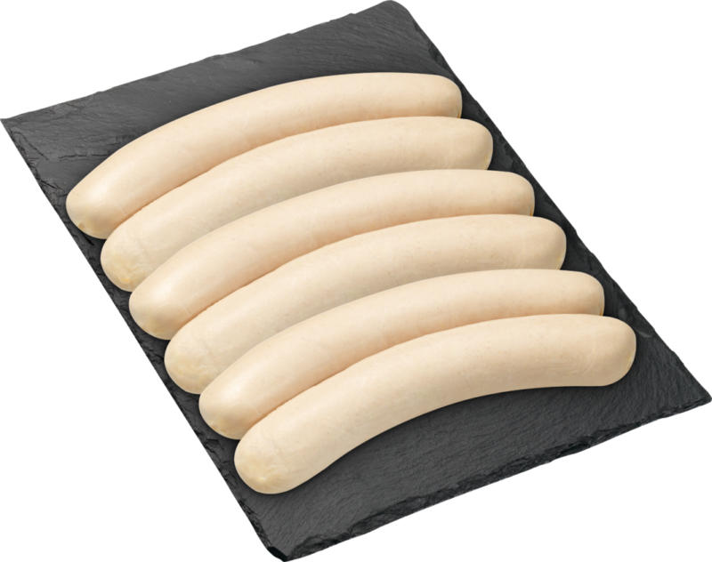 Bratwurst di vitello e pollo Denner, 3 x 2 x 160 g