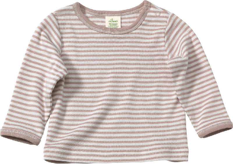ALANA Baby Langarmshirt, Gr. 68, in Bio-Schurwolle, Bio-Baumwolle und Seide, beige