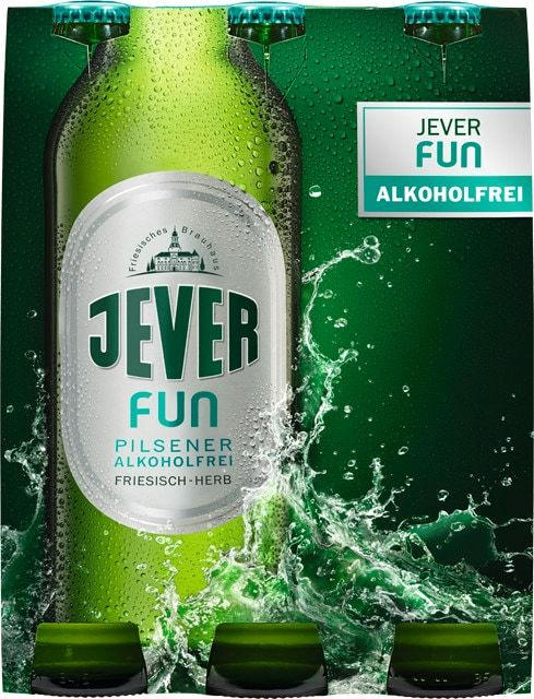 Jever Fun, Fun Zitrone oder Pilsener