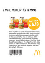 McDonald's Gutscheine