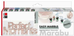 MARABU Marmorierfarbe-Set "Easy Marble Pastell" 6 x 15 ml