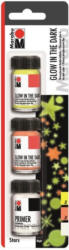 MARABU Nachtleuchtfarben-Set "Glow in the dark - Stars" 3 x 15 ml mehrere Farben