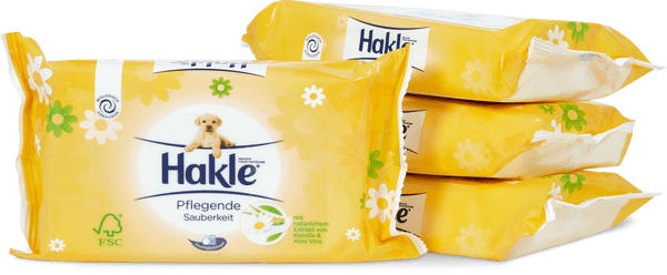 Lingettes imprégnées Hakle, FSC