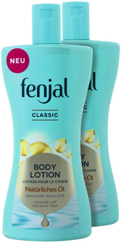 fenjal Lozione per il corpo CLASSICA Olio naturale 2 x 400 ml -