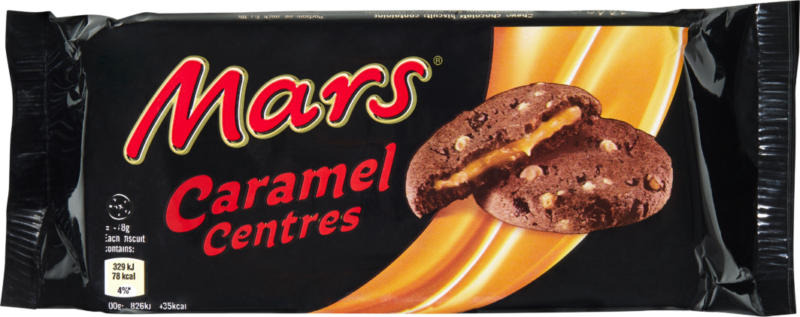 Mars Cookies Caramel Centres, Caramel Centres, 144 g
