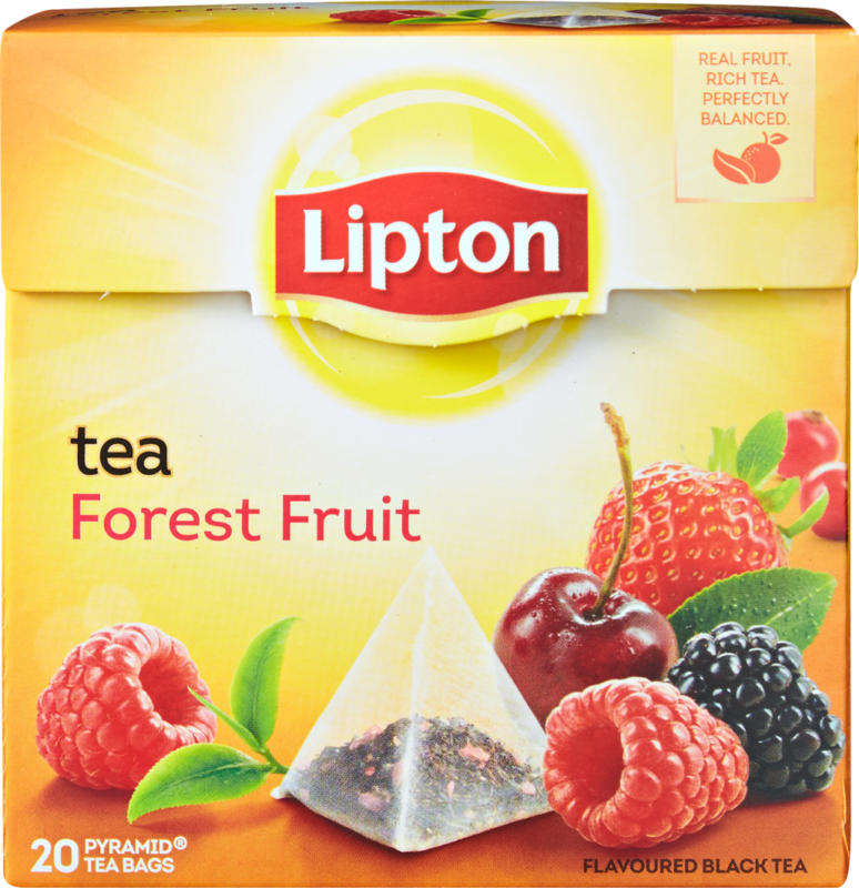 Thé Pyramid Forest Fruit Lipton, 20 sachets