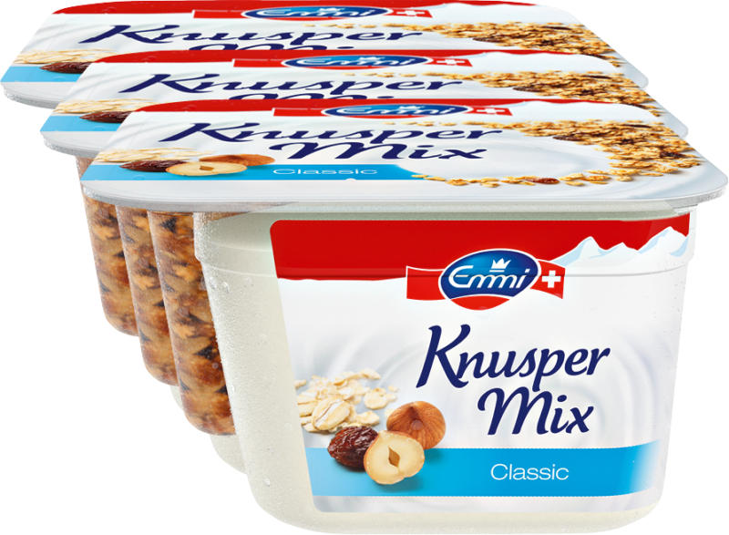 Emmi Müesli Knusper Mix, Classic, 3 x 150 g