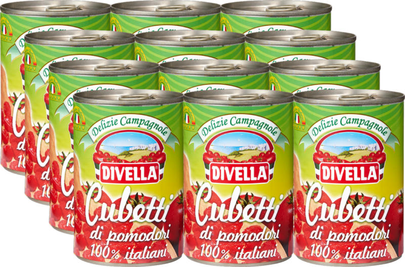 Divella gehackte Tomaten, 12 x 400 g