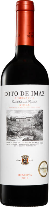 Coto de Imaz Reserva DOCa Rioja, 2015/2016, Rioja, Spanien, 75 cl