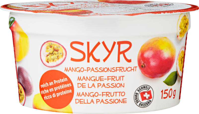 Skyr Mango-Frutto della passione, 150 g