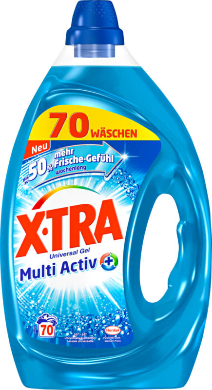 Lessive en gel Universal Multi Activ X-Tra, 70 lessives, 3,5 litres