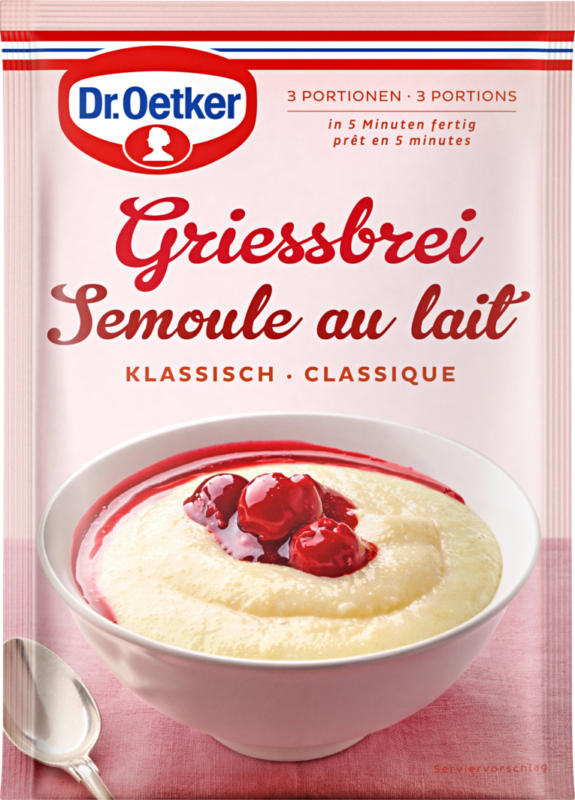Dr. Oetker Griessbrei, 3 x 92 g