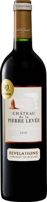 Château de la Pierre Levée Castillon Côtes de Bordeaux AOC , 2017, Bordeaux, France, 75 cl