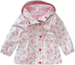 Baby Regenjacke mit Schmetterling-Allover (Nur online)