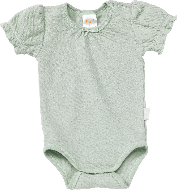 PUSBLU Baby Body, Gr. 86/92, in Bio-Baumwolle, grün
