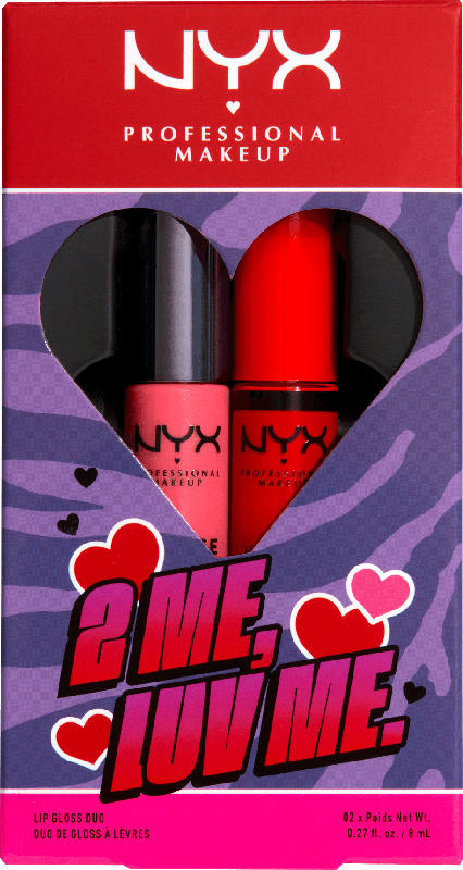 NYX PROFESSIONAL MAKEUP Lipgloss 2 Me Luv Me Butter Gloss Duo 01