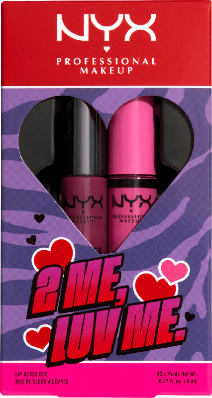 NYX PROFESSIONAL MAKEUP Lipgloss 2 Me Luv Me Butter Gloss Duo 02