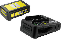 KÄRCHER Starter KIT Battery Power 18/25 Lithium-Ionen-Akku, Schwarz/Gelb