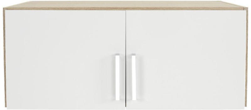 Aufsatzschrank zu Kleiderschrank Wien 91cm, Weiß