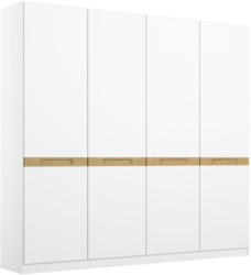 Drehtürenschrank Rangun B: 181 cm Weiß