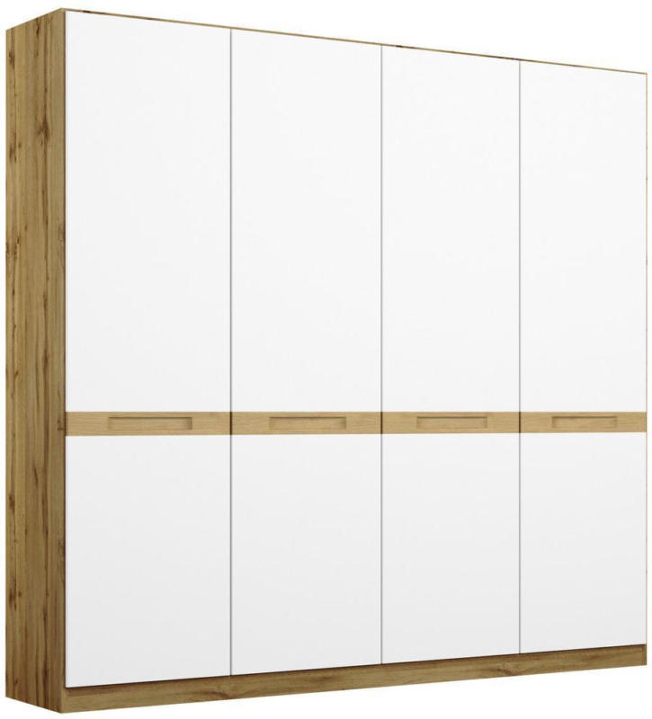 Drehtürenschrank Rangun B: 181 cm Weiß