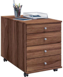 Rollcontainer Lona Maxi B: 42 cm Nussbaum