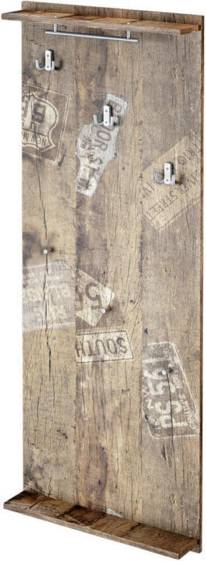 Garderobe Pisa B: 60 cm Eichefarben