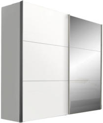 SchwebetÃŒrenschrank in WeiÃ
