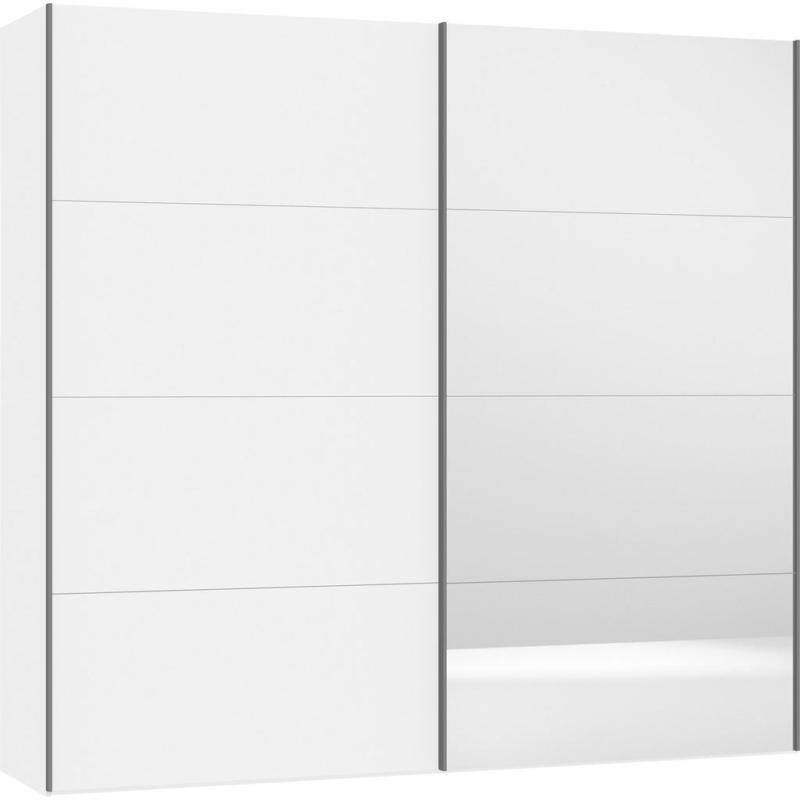 Schwebetürenschrank in Weiß