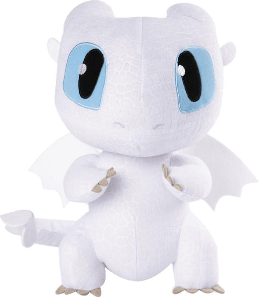 SPIN MASTER DWD ML Squeeze & Growl LightFury Plüschfigur, Mehrfarbig