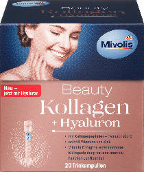 Mivolis Beauty Kollagen + Hyaluron, Trinkampullen, 20 St.