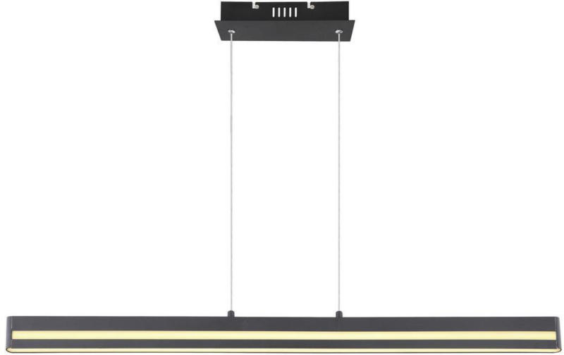 LED-Hängeleuchte Hania L: 102 cm Schwarz-Matt