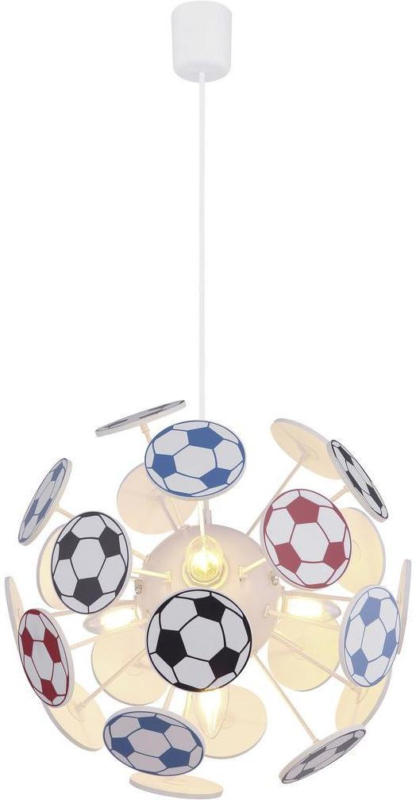 Hängeleuchte Lurra H: 120 cm 4-Flammig, Fußballdesign