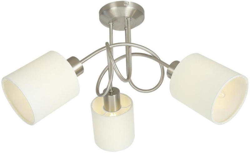 Deckenleuchte Ava Ø 49 cm 3-Flammig mit Textilschirmen