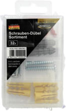 Möbelix Schrauben-/Dübelsortimentsbox Schrauben-Dübel-Sortiment