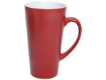 Kaffeebecher COFFEE 42cl Porzellan rot
