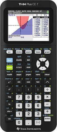 TEXAS INSTRUMENTS Taschenrechner ”TI-84 Plus CE-T” schwarz