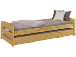 Bett GUEST II 90x200cm natürliches holz