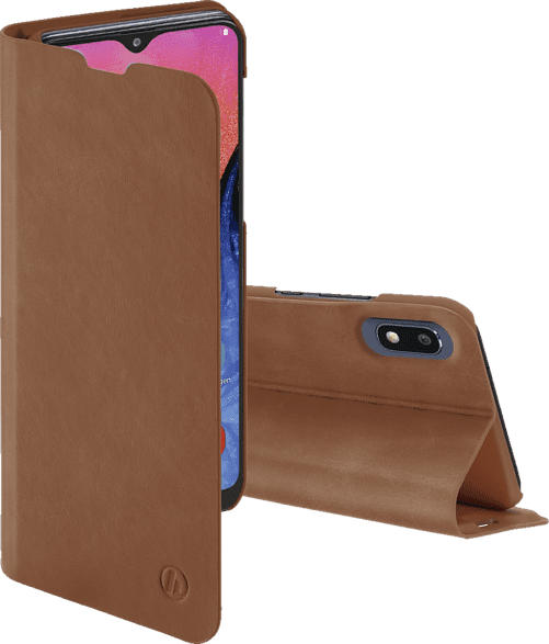 HAMA Guard Pro , Bookcover, Samsung, Galaxy A10, Kunstleder, Braun