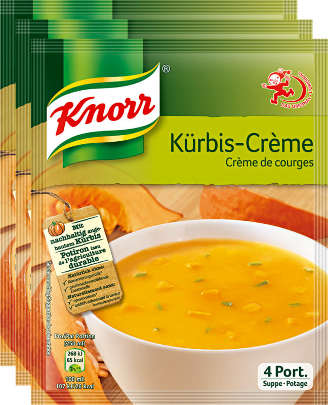 Zuppa di zucca Knorr, 3 x 78 g