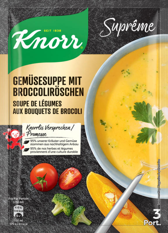 Soupe aux légumes Knorr Suprême , 81 g