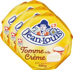 Jean-Louis Tomme, à la crème, 3 x 100 g